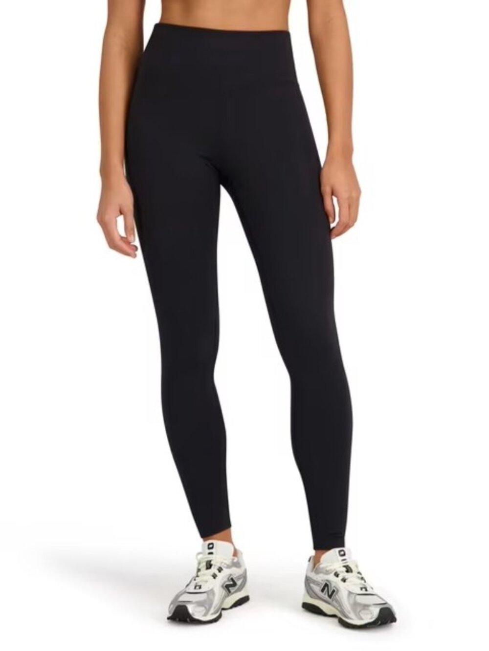 Outdoor Voices Black Cloud Knit Leggings Size S NWT Back Zip Pocket Activewear